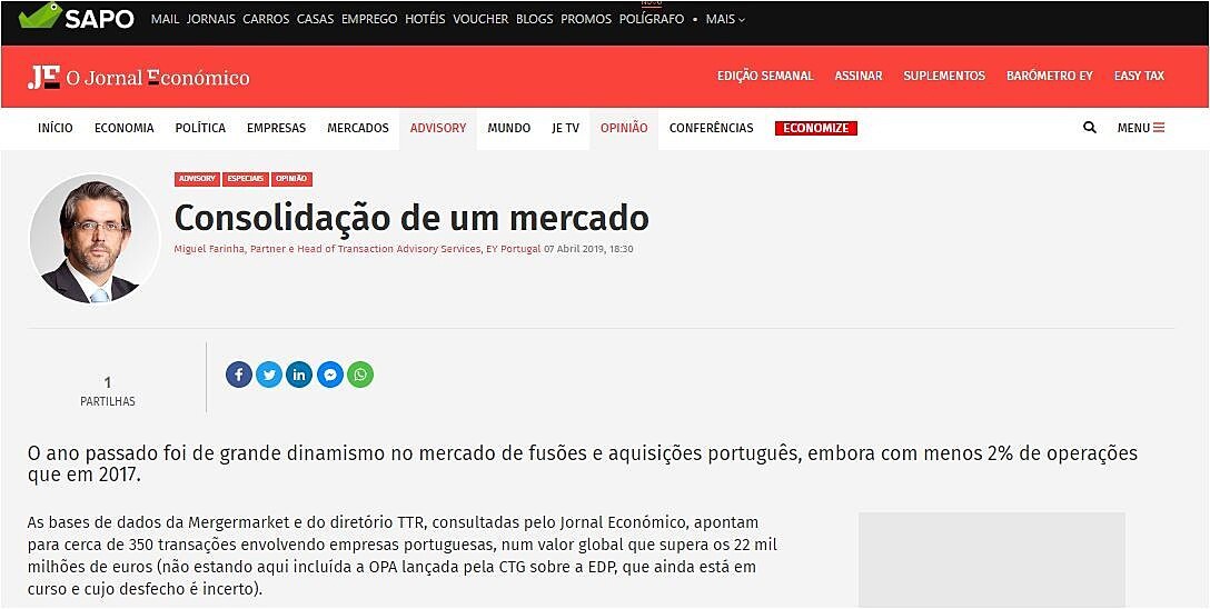 Consolidao de um mercado